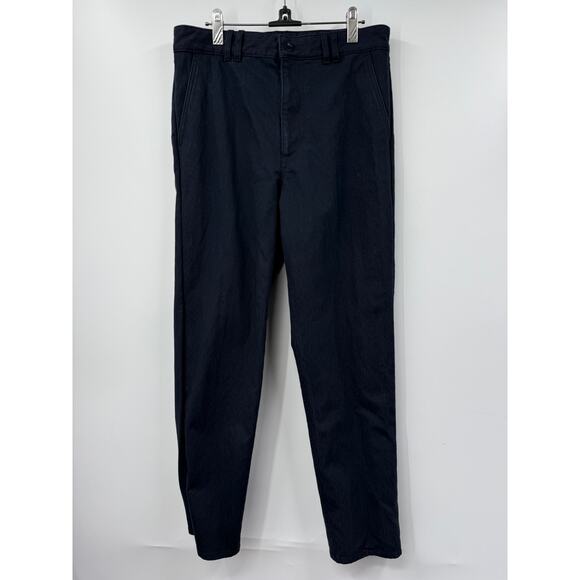 COS Pants Womens Navy Blue Chino Straight Leg Stretch Trousers Size 8 - Picture 1 of 8